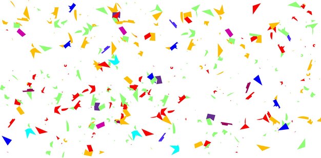 Plik wektorowy wektor konfetti wielobarwny konfetti spada z nieba konfetti wężowy blichtr