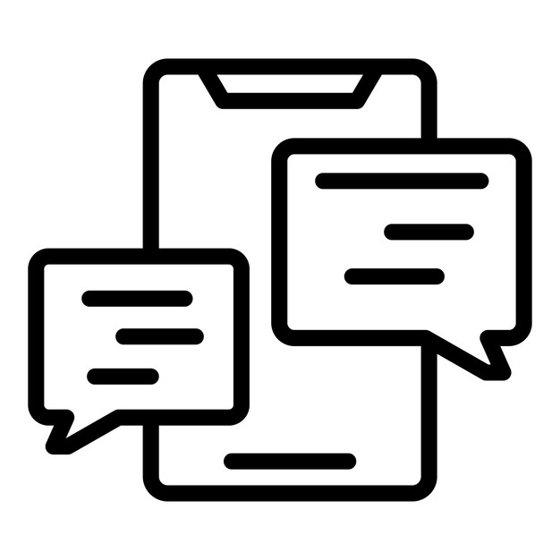 Wektor konturowy ikony marki Smm krzyż Social media