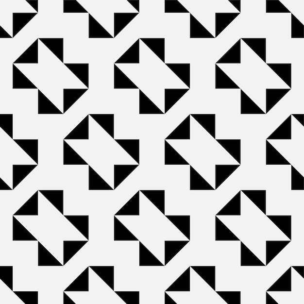 Wektor Kreatywny Bezszwowe Geometryczny Wzór Tekstylne Paski Czarno-białe Tekstury