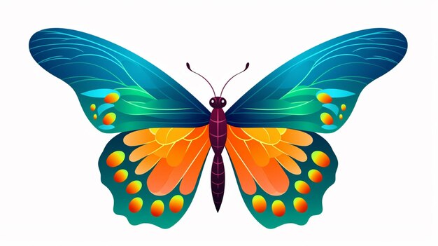 Plik wektorowy wektor kreskówki motyla