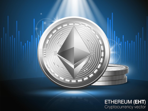 Wektor Kryptowaluty Ethereum