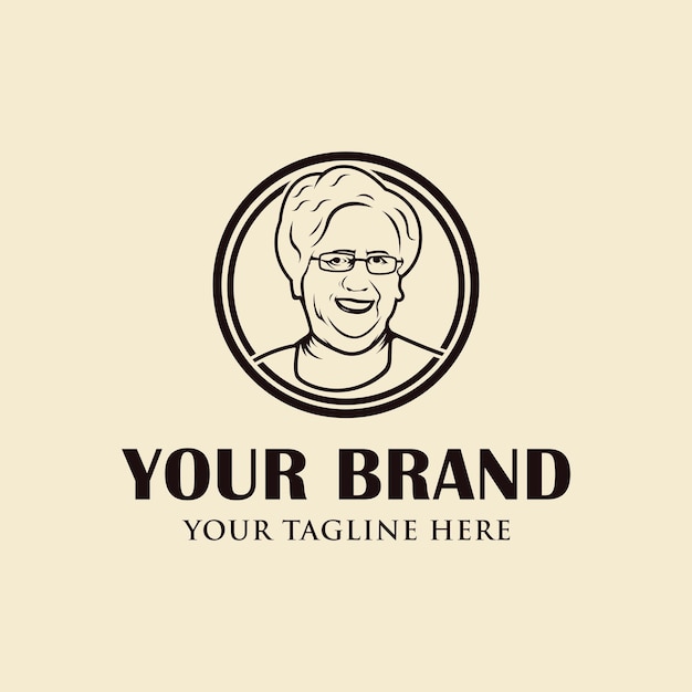 Wektor logo babci