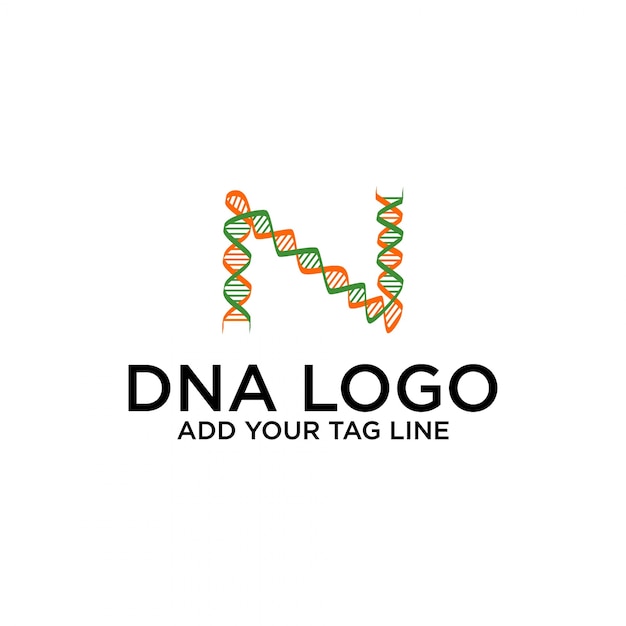 Wektor Logo Dna