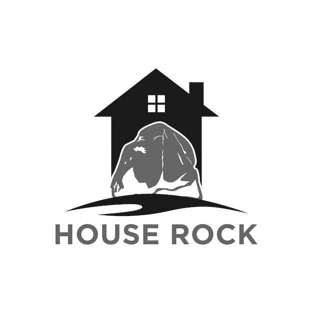 Wektor Logo Domowego Rocka