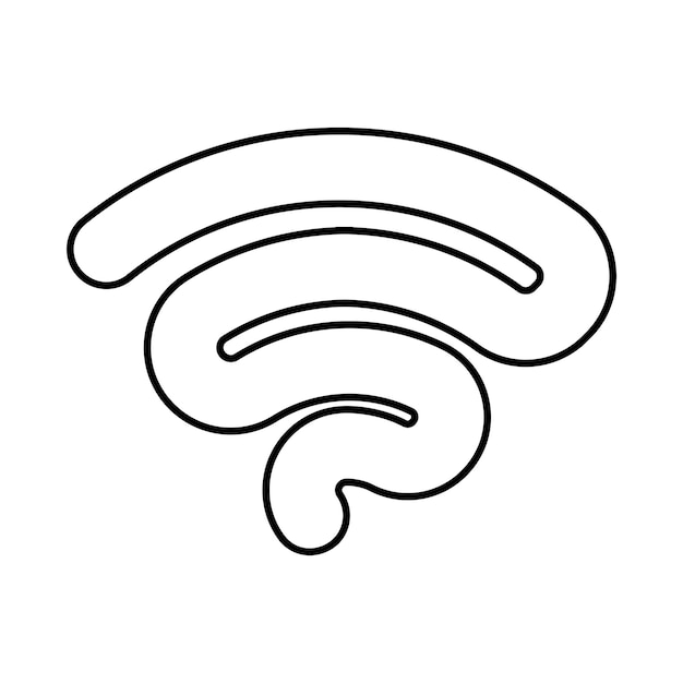 Wektor Logo Fali Wi-fi