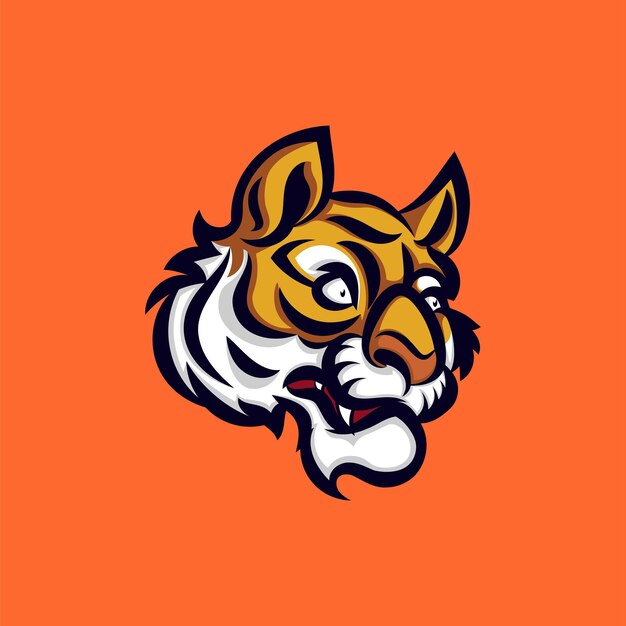Plik wektorowy wektor logo głowy tygrysa