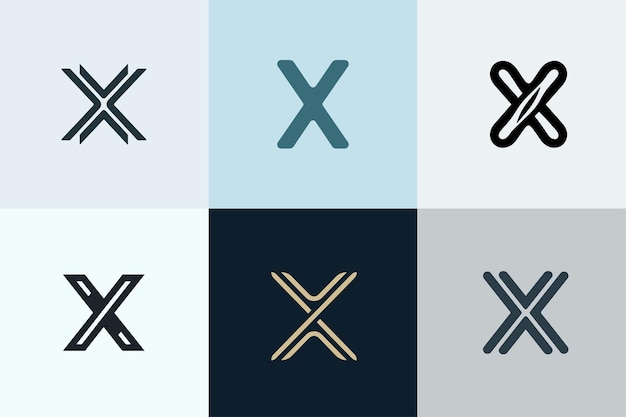 Wektor logo litery X