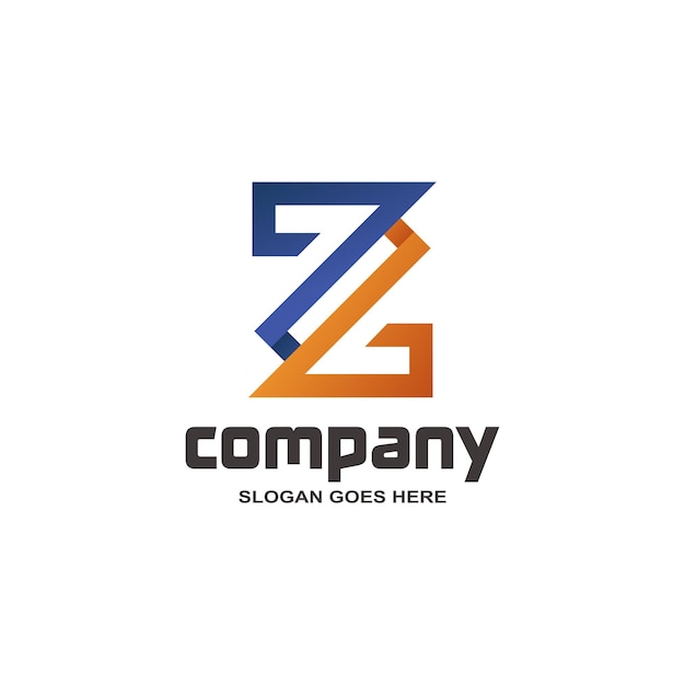 Wektor logo litery z linii