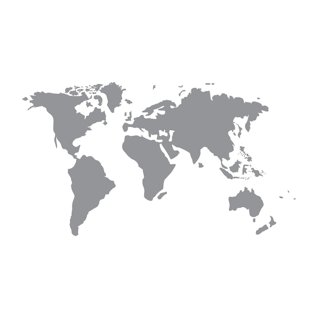 Plik wektorowy wektor logo mapy świata