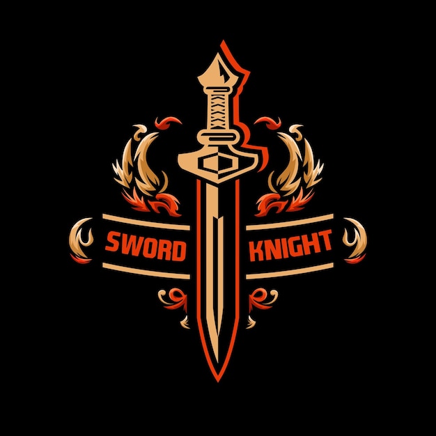 Plik wektorowy wektor logo miecza