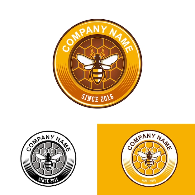 Plik wektorowy wektor logo pszczoła