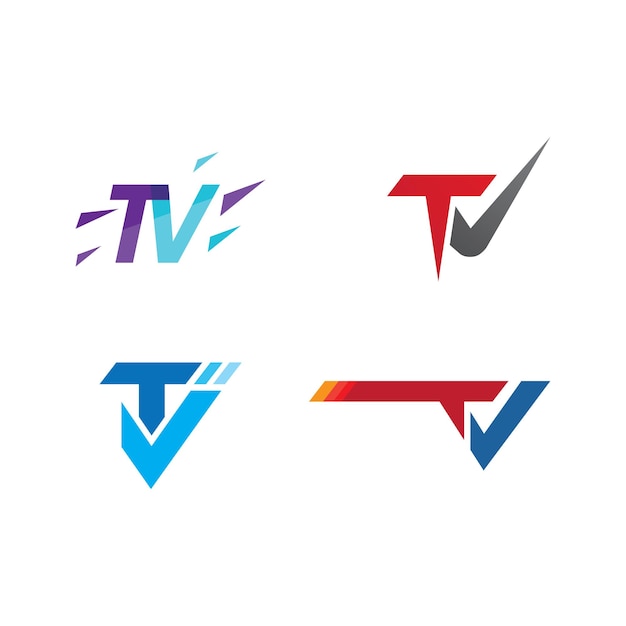 Wektor logo telewizyjnego
