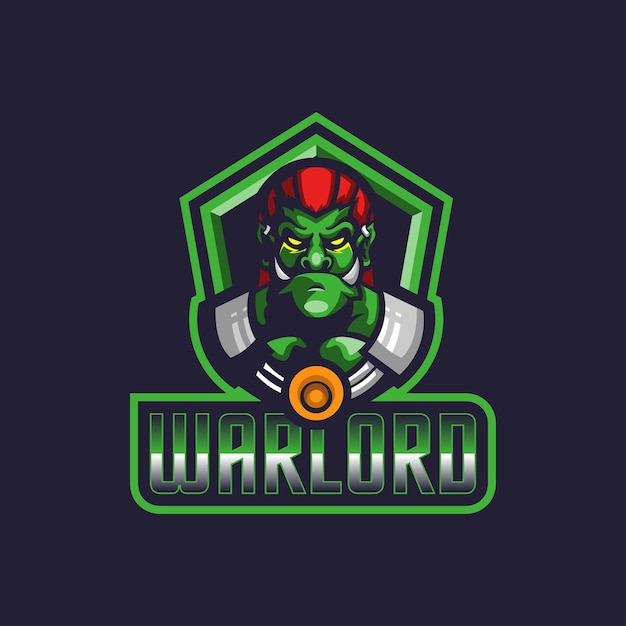 Wektor Logo Warlord Premium Design