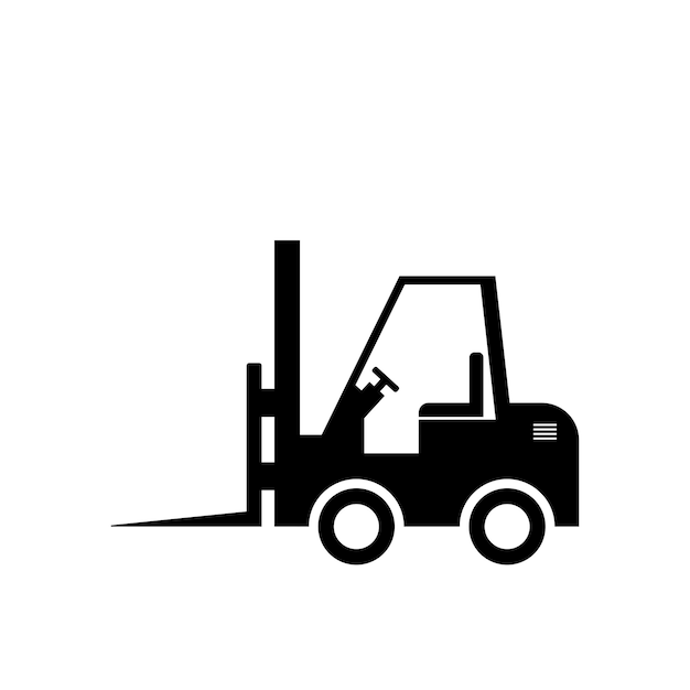 Wektor logo wózka widłowego