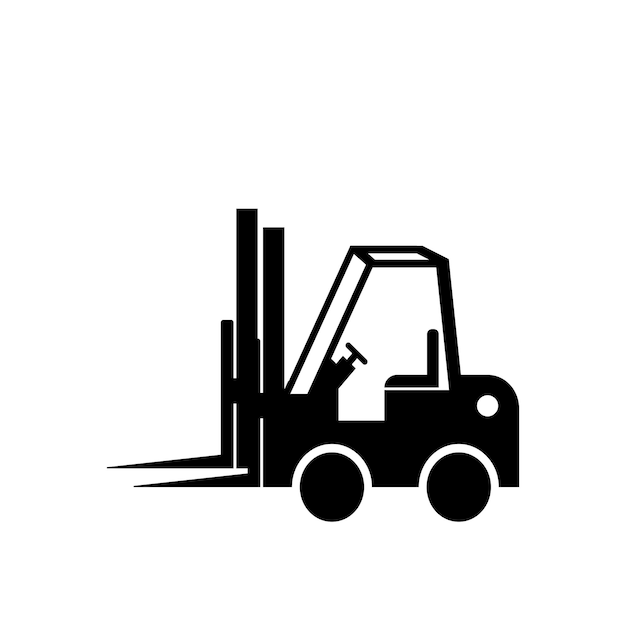 Wektor logo wózka widłowego