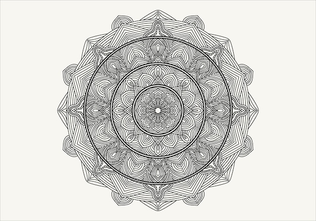 Wektor Mandala Coloring Page Ilustracja Mandala Dla Kolorowanka