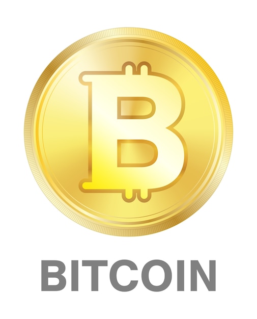 wektor monety Bitcoin