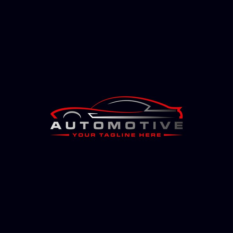 Wektor myjnia samochodowa Logocar samochód wyścigowy samochód wyścigowy projekt motoryzacyjny