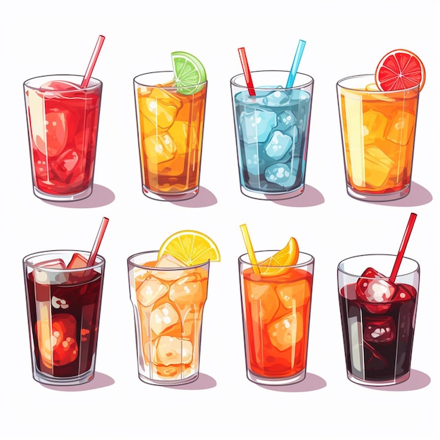 Plik wektorowy wektor napój napój soda ilustracja świeży izolowany zimny projekt ikona butelka sok gla