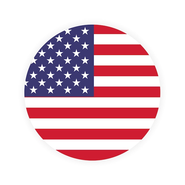 Plik wektorowy wektor okrągły tło amerykańskiej flagi