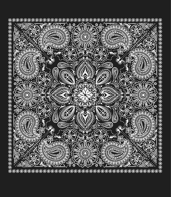 Wektor Paisley Bandana