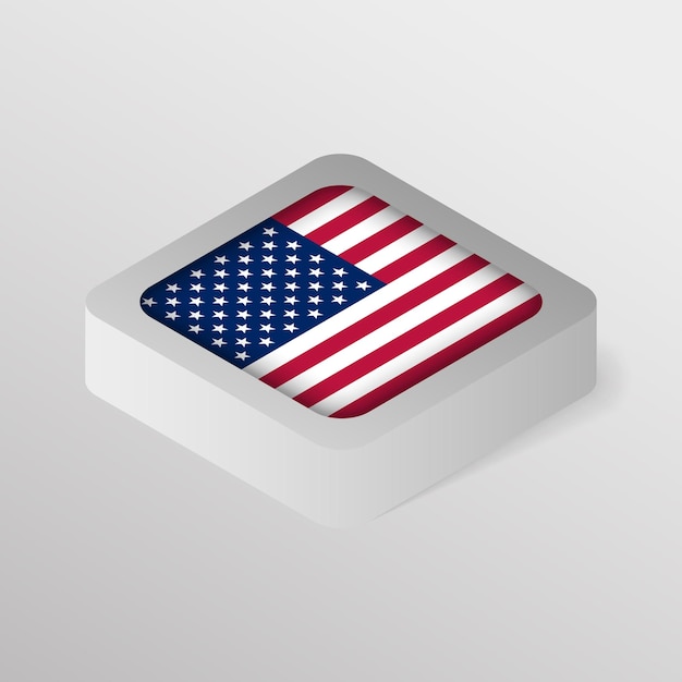 Wektor Patriotyczna tarcza z flagą USA Element oddziaływania na użycie, które chcesz z niego zrobić