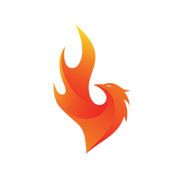 Wektor Phoenix Fire Logo