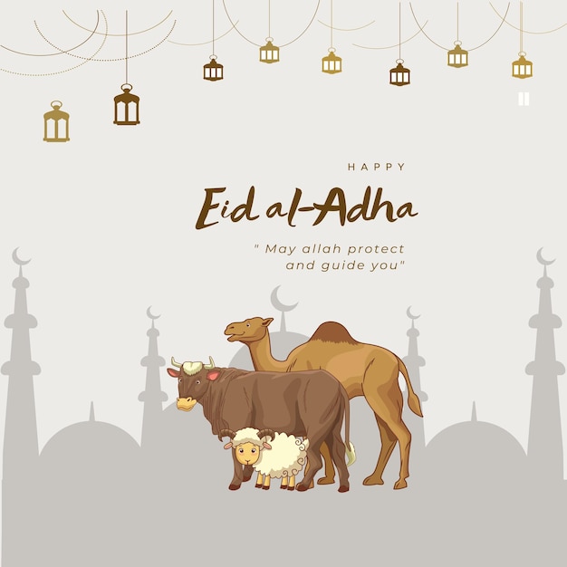 Wektor plakatów Eid Ul Adha