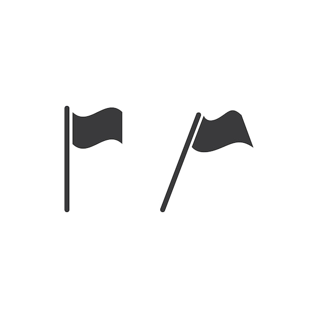 Plik wektorowy wektor płaskiej konstrukcji ikony flagi