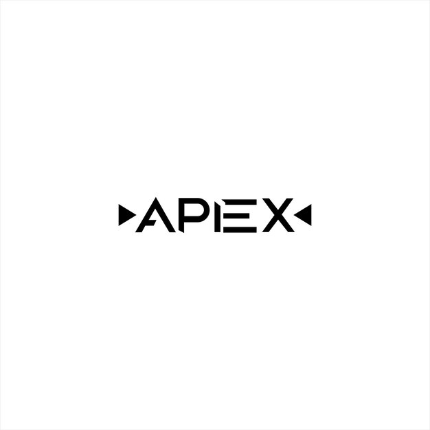 Wektor projektowania logo apex