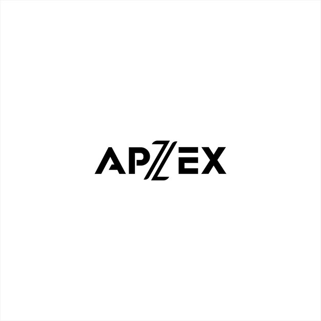 Wektor projektowania logo apex