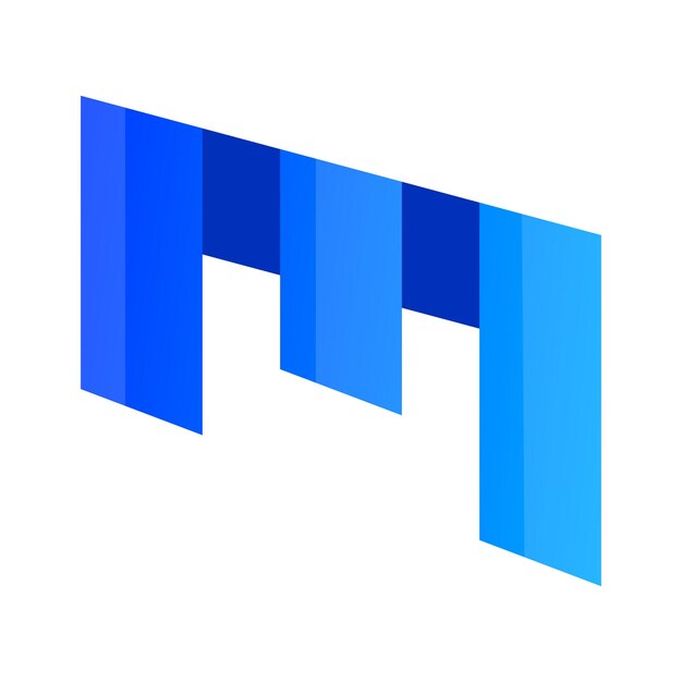 Wektor projektowania logo litery M