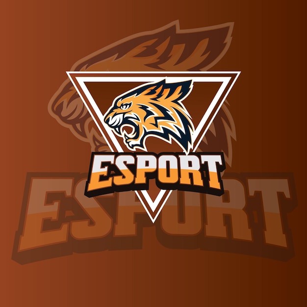 Plik wektorowy wektor projektowania logo maskotki esportu