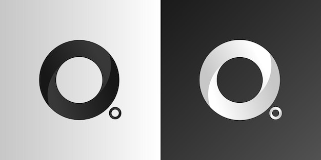 Wektor Projektowania Logo Premium Initial Q