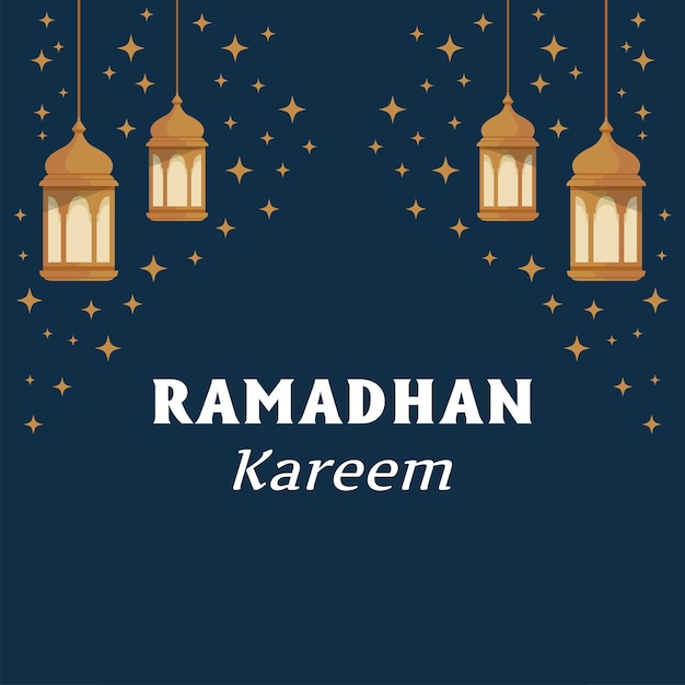 Wektor Ramadan Kareem