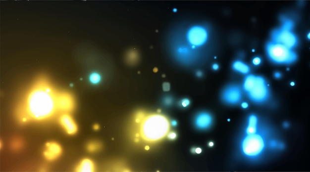 wektor realistyczne tło bokeh