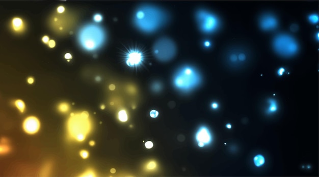 wektor realistyczne tło bokeh
