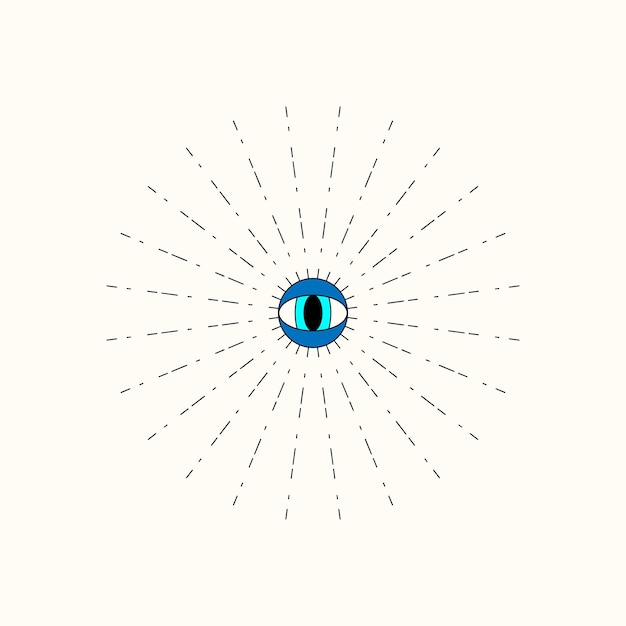 Plik wektorowy wektor ręcznie rysowane tureckie złe oko