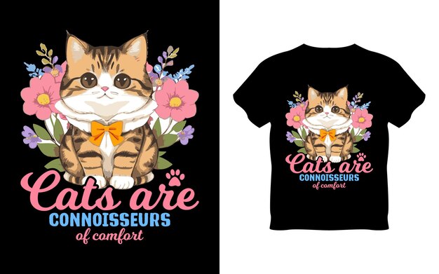 Plik wektorowy wektor robię to, co chcę zabawny projekt koszulki dla kotów dla miłośników zwierząt