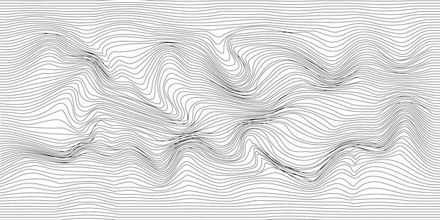 Plik wektorowy wektor streszczenie falisty szablon artystyczny wave stripe vector background