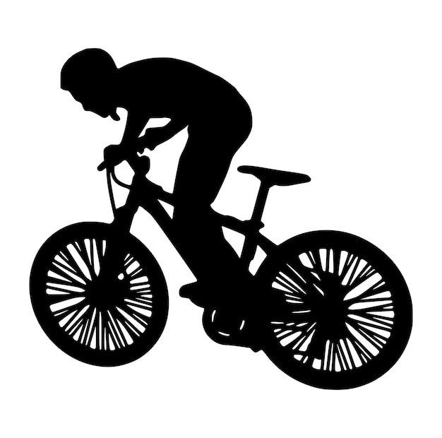 Plik wektorowy wektor streszczenie rowerzysta na torze wyścigowym z plusk akwareli kolorowy rysunek sportowca na rowerze