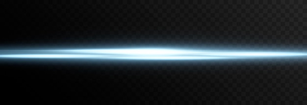 Wektor świecąca Linia światła Magiczna Poświata Niebieskie światło Neonowa Linia świecąca Linia Png