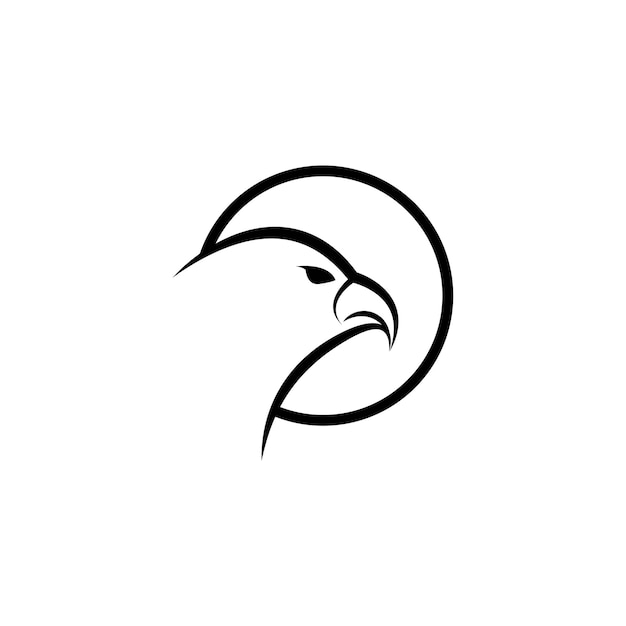 Wektor Szablon Logo Falcon