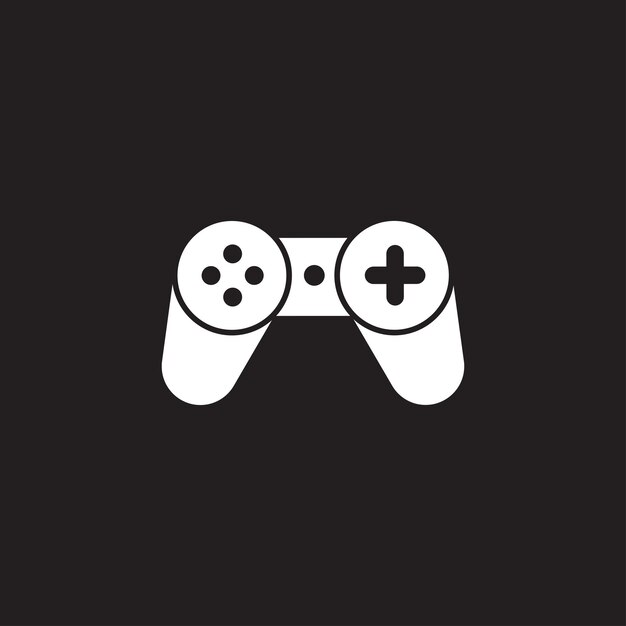 Plik wektorowy wektor szablonu logo gry joystick design icon stylizowane przyciski joystick kreatywny projekt