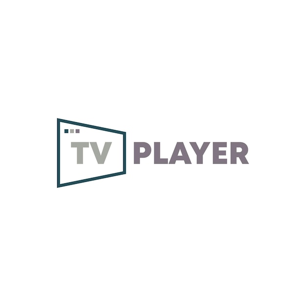 Wektor Szablonu Projektu Logo Tv