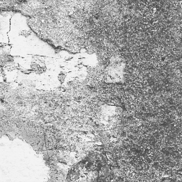 Wektor Vintage Folwark Zaostrzonej Powierzchni Pęknięty Stare ściany Czarno-białe Monochromatyczne Półtonów Streszczenie Realistyczne Ozdoba Tekstura Tło