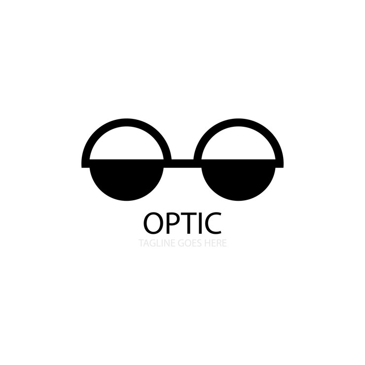 Wektor wektor wolny od ikony optycznej logo