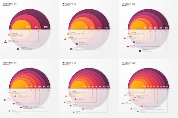 Plik wektorowy wektora infographic koło wykres szablon dla prezentacji, adve