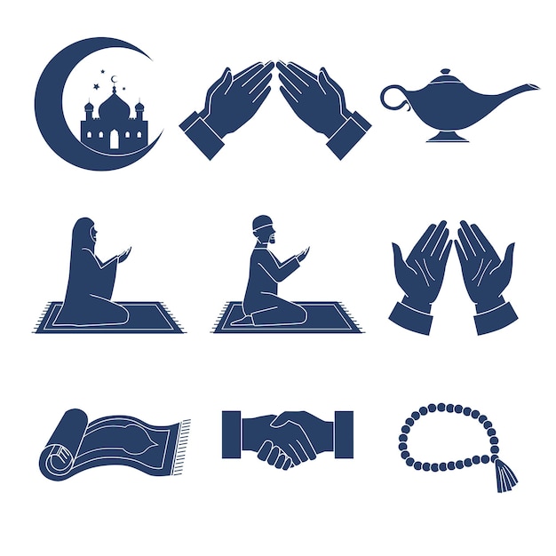 Wektorowa Ilustracja Ramadhan Icon