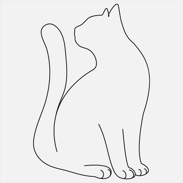 Wektorowa ilustracja rysunkowa z ręką z ciągłą linią